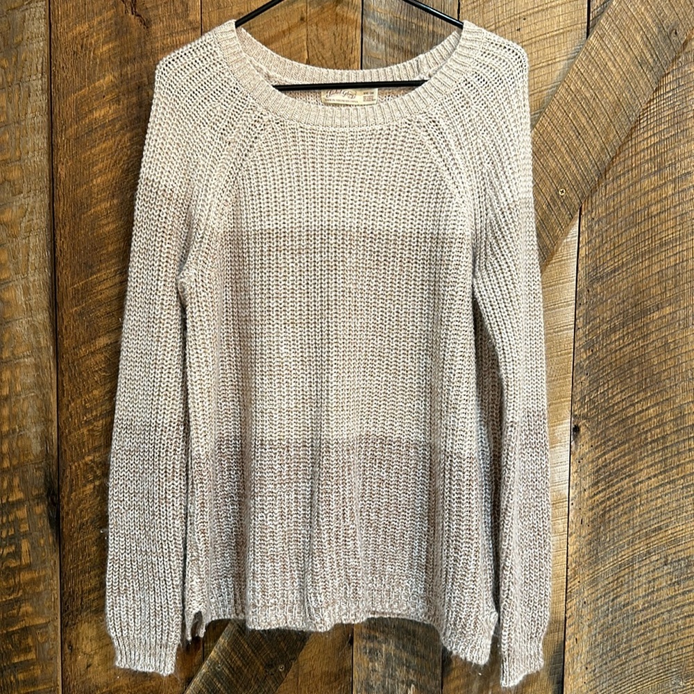 Faded Glory Ombré Tan sweater size XXL